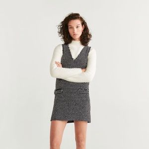 Mango Pocket Tweed Dress